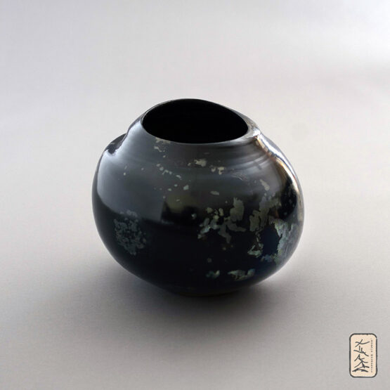 Vase Poisson Globe terre sigillée en porcelaine
